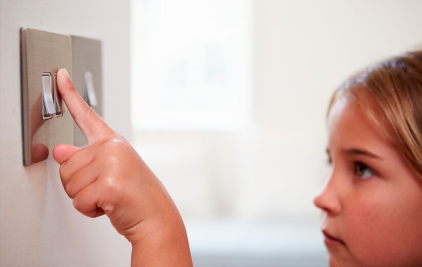 Gaismas izslēgšana, kad to nelieto