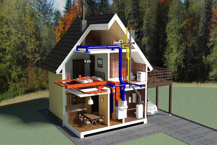 celt māju ar energotaupības tehnoloģijām